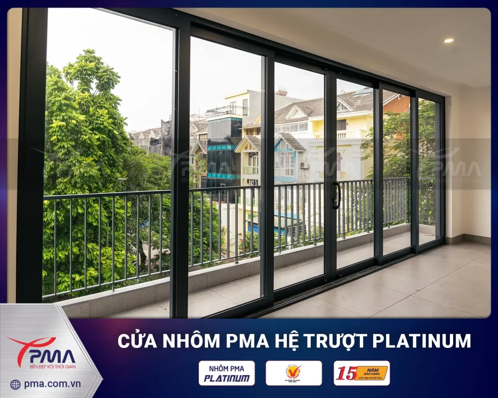 Cửa đi mở trượt hệ 95 PMA Platinum