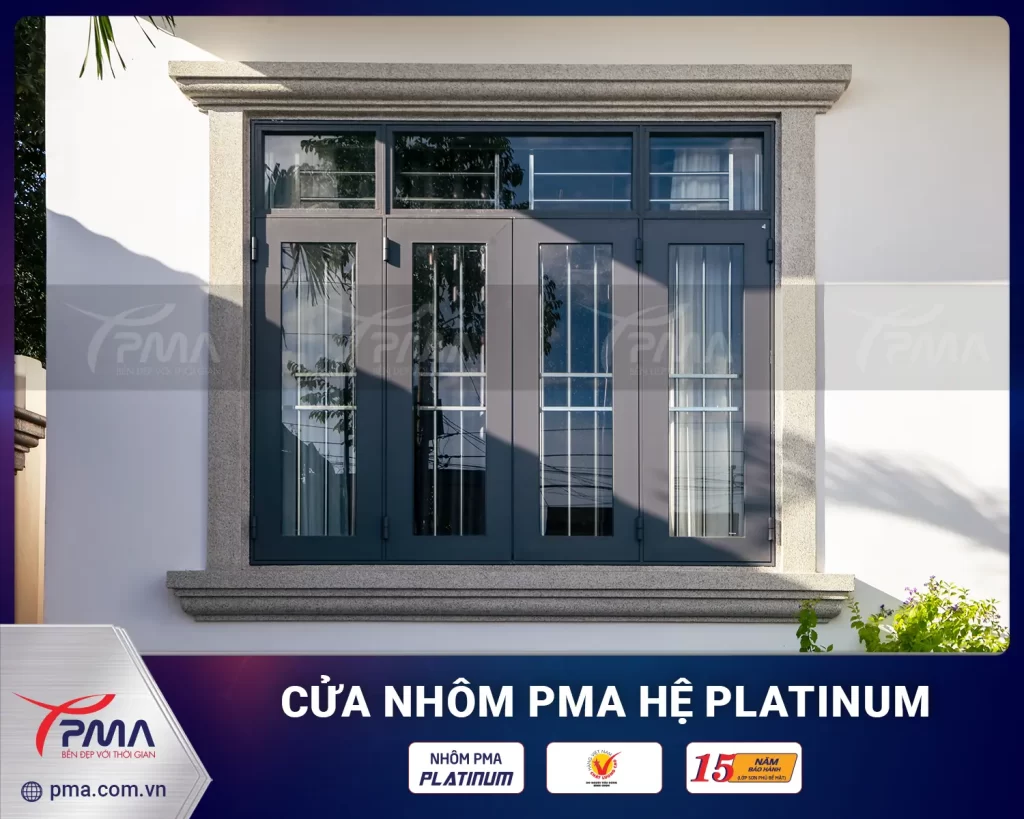 Cửa sổ mở quay PMA Platinum hệ XF